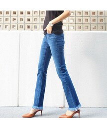 Schwe Amour | Fringe Flare Denim(デニムパンツ)