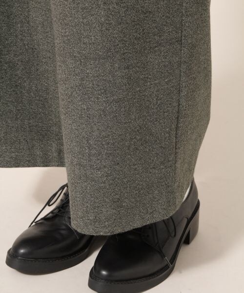 LOWRYS FARM（ローリーズファーム）の「★WEB先行予約アイテム★ハイウエストワイドパンツ（パンツ・ブラック/ブラウン・M/L）」の7枚目の写真