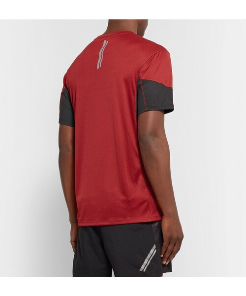 SALOMON（サロモン）の「Salomon Agile Mesh-Trimmed AdvancedSkin ActiveDry T-Shirt（Tシャツ/カットソー・メンズ・Red・M/L/XL/XXL）」の6枚目の写真