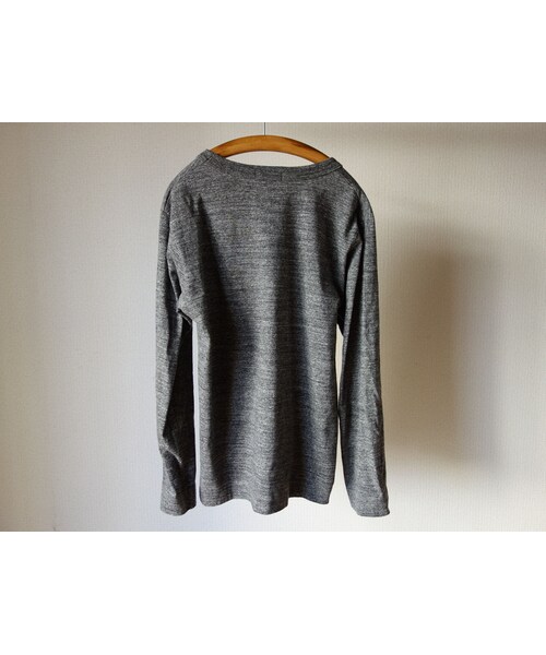 FOB FACTORY(エフオービーファクトリー)の「【完売御礼】BETTER ベター MID WEIGHT CREW NECK L/S SHIRT ミッドウェイト クルーネック ロングスリーブ シャツ 杢チャコール(その他パンツ・メンズ・その他)」の11枚目の写真