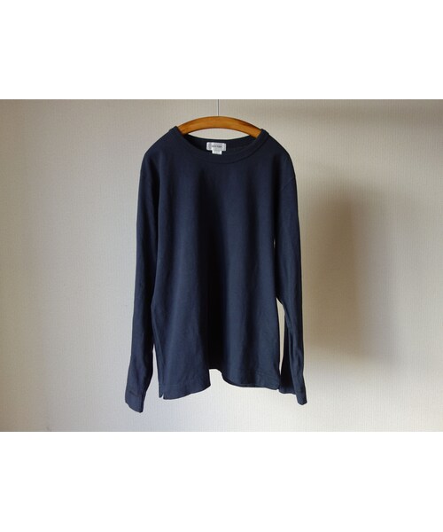 FOB FACTORY（エフオービーファクトリー）の「【2016新ブランド！】BETTER ベター MID WEIGHT CREW NECK L/S SHIRT ミッドウェイト クルーネック ロングスリーブ シャツ NVY ネイビー（その他パンツ・メンズ・その他）」の10枚目の写真