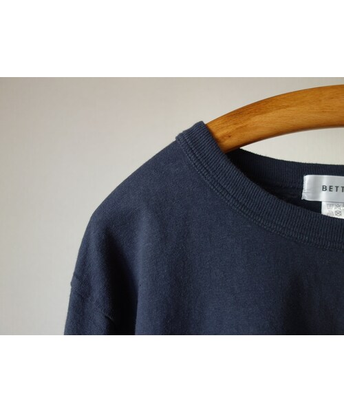 FOB FACTORY（エフオービーファクトリー）の「【2016新ブランド！】BETTER ベター MID WEIGHT CREW NECK L/S SHIRT ミッドウェイト クルーネック ロングスリーブ シャツ NVY ネイビー（その他パンツ・メンズ・その他）」の13枚目の写真