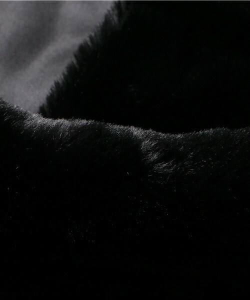 INTERPLANET WINGS（インタープラネットウィング）の「フェイクファービジュー留ショール（マフラー・レディース・ブラック/グレー/ベージュ・FREE）」の6枚目の写真