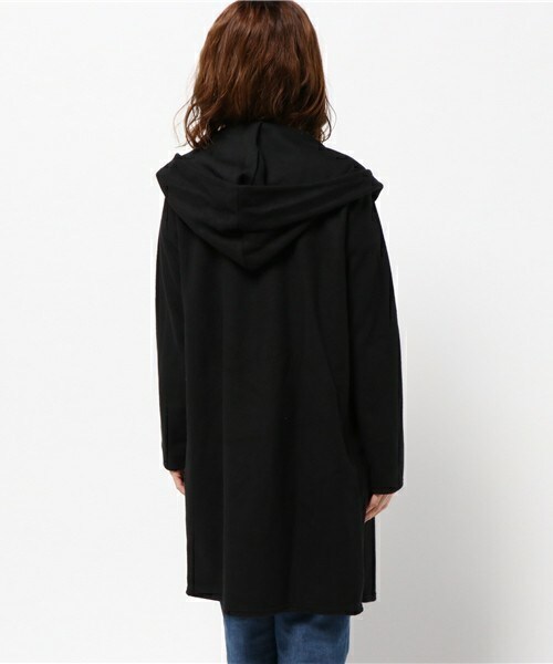 archives（アルシーヴ）の「フード付き起毛コーディガン（その他アウター・レディース・ブラック/グレー/ベージュ・MEDIUM）」の6枚目の写真