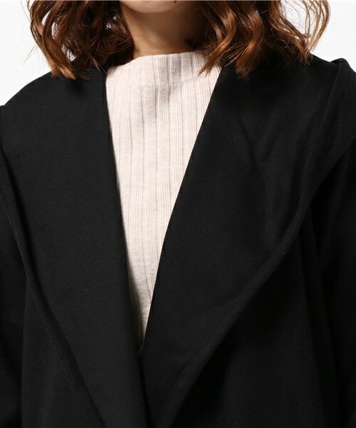 archives（アルシーヴ）の「フード付き起毛コーディガン（その他アウター・レディース・ブラック/グレー/ベージュ・MEDIUM）」の7枚目の写真