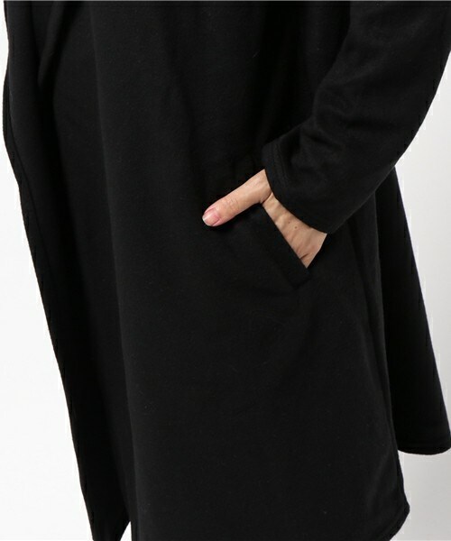 archives（アルシーヴ）の「フード付き起毛コーディガン（その他アウター・レディース・ブラック/グレー/ベージュ・MEDIUM）」の9枚目の写真