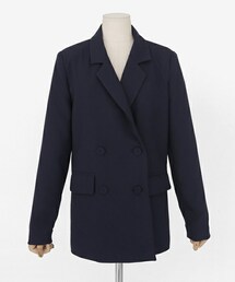 DHOLIC | くるみボタンダブルジャケット(テーラードジャケット)