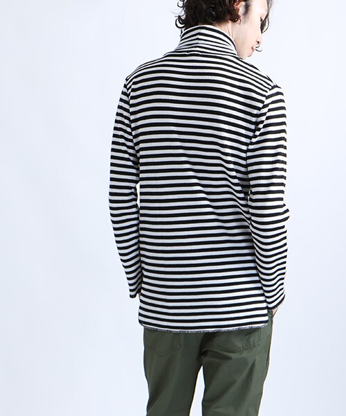 FREAK'S STORE(フリークスストア)の「SPワッフルオフタートルサーマル ロングスリーブ(トップス・メンズ・オフホワイト/グレー/ブラック/ネイビー・M/L)」の16枚目の写真