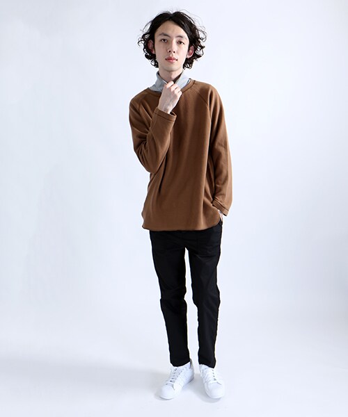 FREAK'S STORE(フリークスストア)の「SPワッフルオフタートルサーマル ロングスリーブ(トップス・メンズ・オフホワイト/グレー/ブラック/ネイビー・M/L)」の9枚目の写真