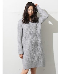 Honeys | Ｖネックワンピース(ワンピース/ドレス)