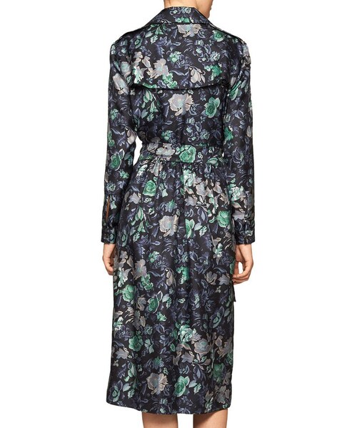 BURBERRY（バーバリー）の「Burberry FloralPrint Silk Robe Dress（ワンピース）」 WEAR