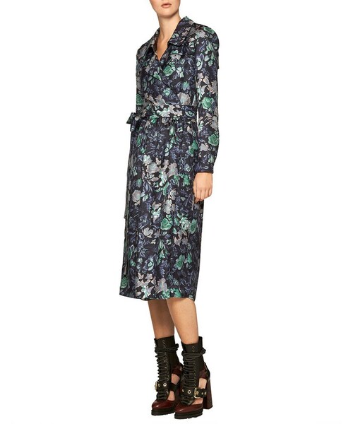 BURBERRY（バーバリー）の「Burberry FloralPrint Silk Robe Dress（ワンピース）」 WEAR