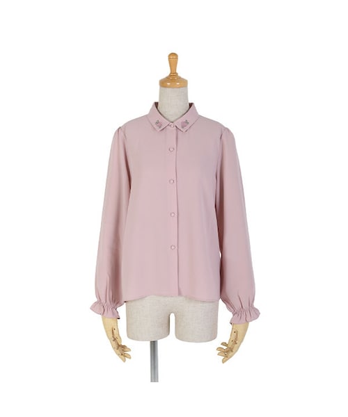 F i.n.t（フィント）の「シンメトリーローズ刺繍ブラウス/F i.n.t（シャツ/ブラウス・レディース・その他）」の2枚目の写真