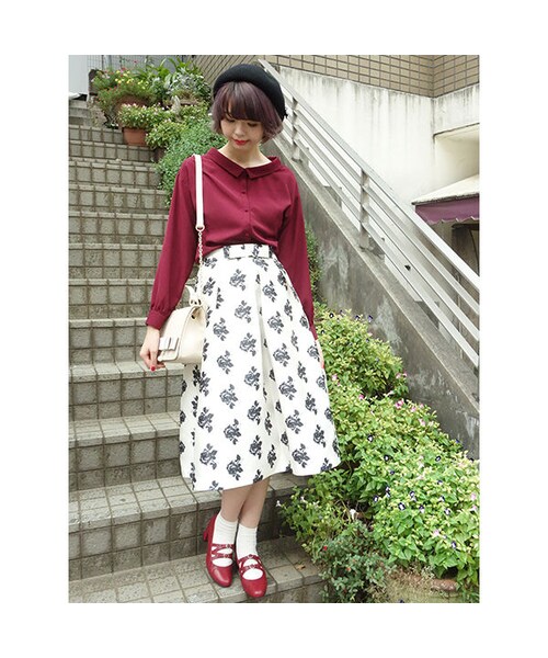 an another angelus(アンアナザーアンジェラス)の「オフショル衿長袖シャツ/an another angelus(シャツ/ブラウス・レディース・その他)」の4枚目の写真