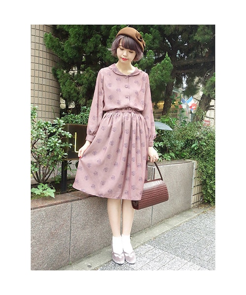 F i.n.t(フィント)の「ウエストゴム花ダイヤ柄スカート/F i.n.t(スカート・レディース・その他)」の3枚目の写真