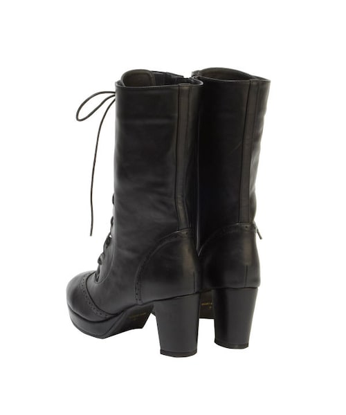 an another angelus（アンアナザーアンジェラス）の「フロントスカラップミドルブーツ/F&A（ブーツ・レディース・その他）」の3枚目の写真