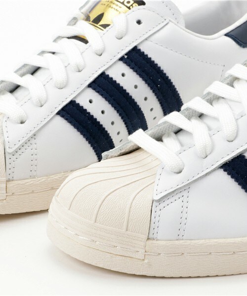 adidas Originals（アディダスオリジナルス）の「adidas　SUPER STAR80s（スニーカー・レディース・ネイビー・23/23h/24/24h）」の6枚目の写真