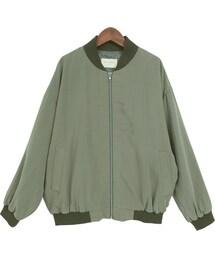 Dailyabout | シンプルノーカラージップアップブルゾン(P0000VPB)(ブルゾン)
