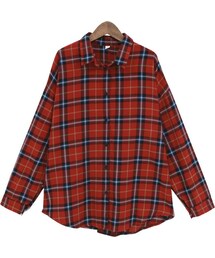 Dailyabout | ベーシックドロップショルダーチェックシャツ(P0000VSF)(シャツ/ブラウス)