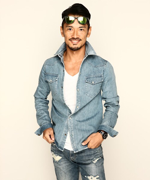 THE STRAND(ストランド)の「THE STRAND(ストランド) スタッズダンガリーシャツ(シャツ/ブラウス・レディース・インディゴ・S/M/L)」の5枚目の写真