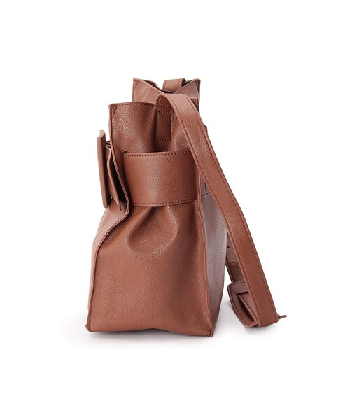 OZOC（オゾック）の「ショルダートートバッグ（バッグ・レディース・ブラウン/グレー/ブラック・その他）」の4枚目の写真