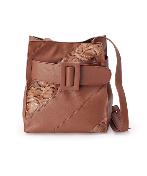 OZOC（オゾック）の「ショルダートートバッグ（バッグ・レディース・ブラウン/グレー/ブラック・その他）」の9枚目の写真