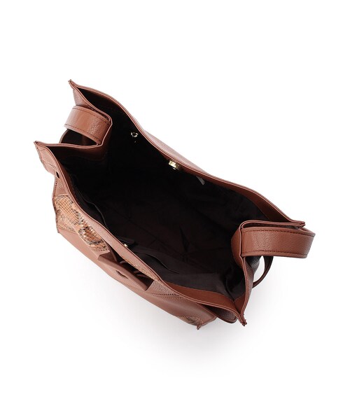 OZOC（オゾック）の「ショルダートートバッグ（バッグ・レディース・ブラウン/グレー/ブラック・その他）」の6枚目の写真