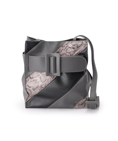 OZOC（オゾック）の「ショルダートートバッグ（バッグ・レディース・ブラウン/グレー/ブラック・その他）」の3枚目の写真