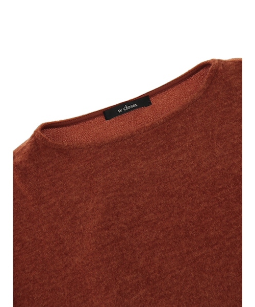 w closet（ダブルクローゼット）の「ボートネックフレア袖プルオーバー（トップス・レディース・オフホワイト/Sグレー/オレンジ/チャコール・FREE）」の8枚目の写真