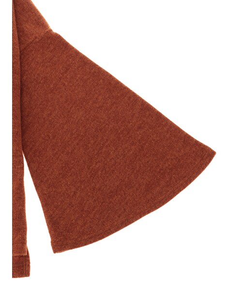 w closet（ダブルクローゼット）の「ボートネックフレア袖プルオーバー（トップス・レディース・オフホワイト/Sグレー/オレンジ/チャコール・FREE）」の9枚目の写真