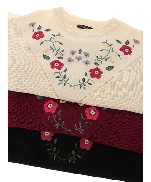 XS ドッド柄ダブルリボンコルセット ガーリーピンク ☆ピンク セーター リボン ニット トップス ガーリー オフ