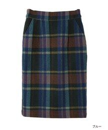 w closet | 起毛チェックタイトスカート(スカート)