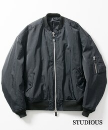 Name. | ナイロンMA-1タイプブルゾン ブラック(その他)