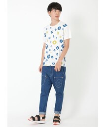 mercibeaucoup メルシーボークー　サルエルパンツ　うしろまえデニム mercibeaucoup,（メルシーボークー）の「メルシーボークー