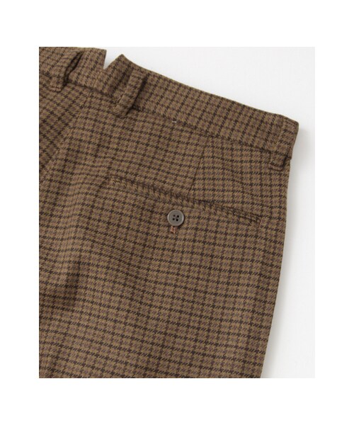URBAN RESEARCH（アーバンリサーチ）の「ZUBON GUNCLUB CHECK 2TUCK WIDE（パンツ・メンズ・BLACK/CAMEL・1/2/3）」の17枚目の写真
