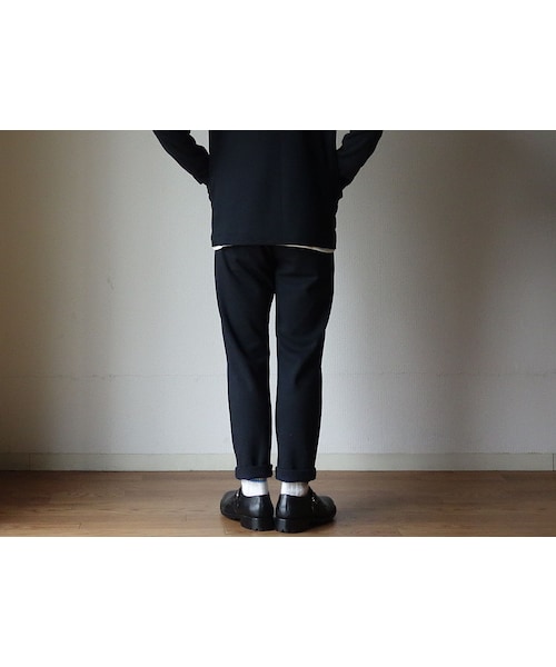 MANUAL ALPHABET（マニュアル アルファベット）の「【完売御礼】Manual alphabet マニュアルアルファベット  アクリルウール ストレッチポンチ 2釦ジャケット＆イージーパンツ NVY ネイビー【セットアップ】（テーラードジャケット・メンズ・その他）」の7枚目の写真