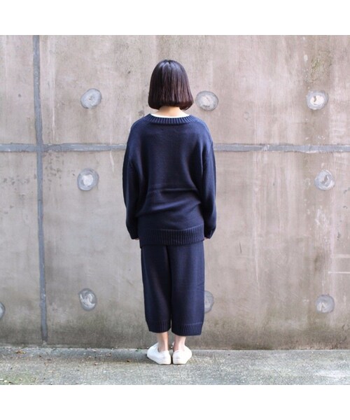 diddlediddle（ディドルディドル）の「SOFT KNIT / NAVY（ニット/セーター・メンズ・その他）」の10枚目の写真