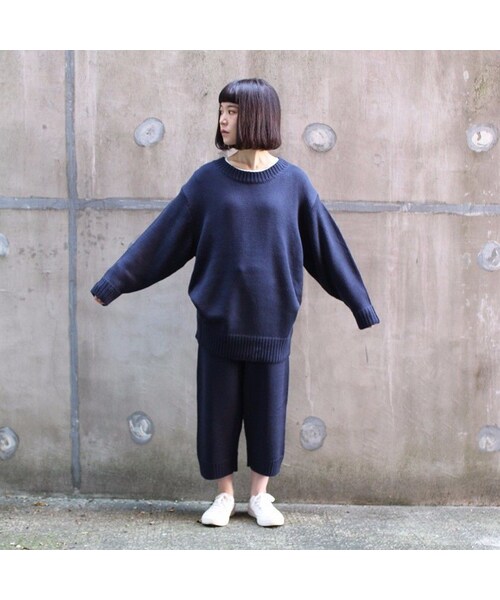 diddlediddle（ディドルディドル）の「SOFT KNIT / NAVY（ニット/セーター・メンズ・その他）」の8枚目の写真