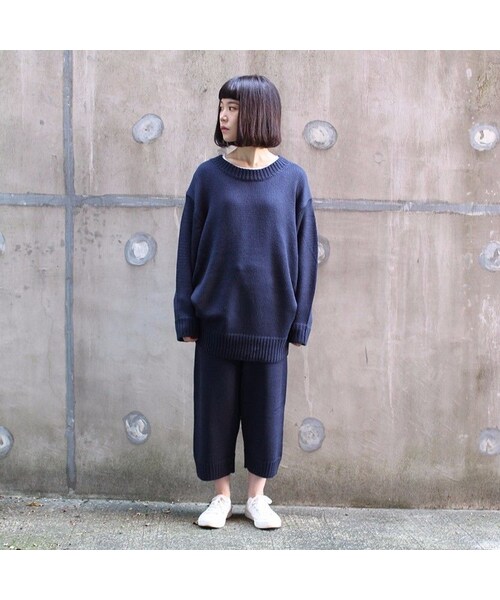 diddlediddle（ディドルディドル）の「SOFT KNIT / NAVY（ニット/セーター・メンズ・その他）」の7枚目の写真