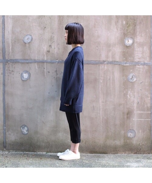 diddlediddle（ディドルディドル）の「SOFT KNIT / NAVY（ニット/セーター・メンズ・その他）」の5枚目の写真