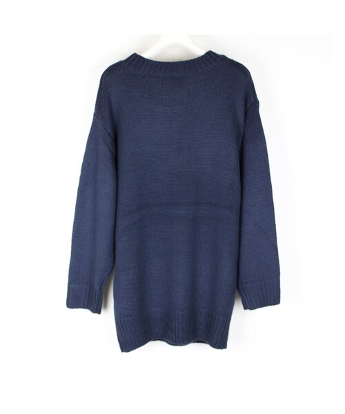 diddlediddle（ディドルディドル）の「SOFT KNIT / NAVY（ニット/セーター・メンズ・その他）」の2枚目の写真
