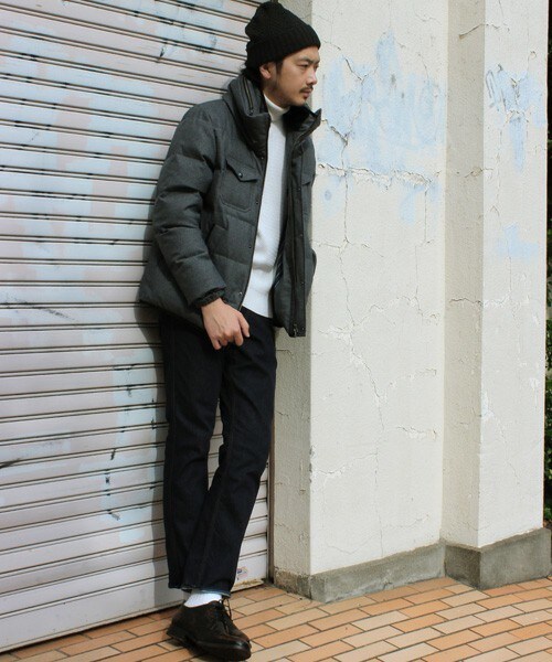 MEN'S BIGI(メンズビギ)の「【渡部篤郎さん着用 メンズクラブ12月号 掲載商品】ボリュームネックフードダウンジャケット/フランネルアムンゼン(ダウンジャケット/コート・メンズ・グレー/ネイビー・SS/S/M/L)」の12枚目の写真