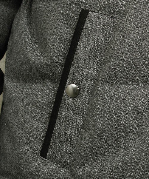 MEN'S BIGI(メンズビギ)の「【渡部篤郎さん着用 メンズクラブ12月号 掲載商品】ボリュームネックフードダウンジャケット/フランネルアムンゼン(ダウンジャケット/コート・メンズ・グレー/ネイビー・SS/S/M/L)」の18枚目の写真