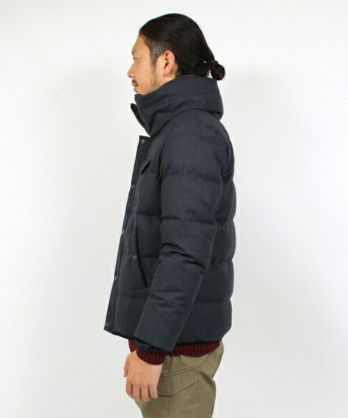 MEN'S BIGI(メンズビギ)の「【渡部篤郎さん着用 メンズクラブ12月号 掲載商品】ボリュームネックフードダウンジャケット/フランネルアムンゼン(ダウンジャケット/コート・メンズ・グレー/ネイビー・SS/S/M/L)」の9枚目の写真