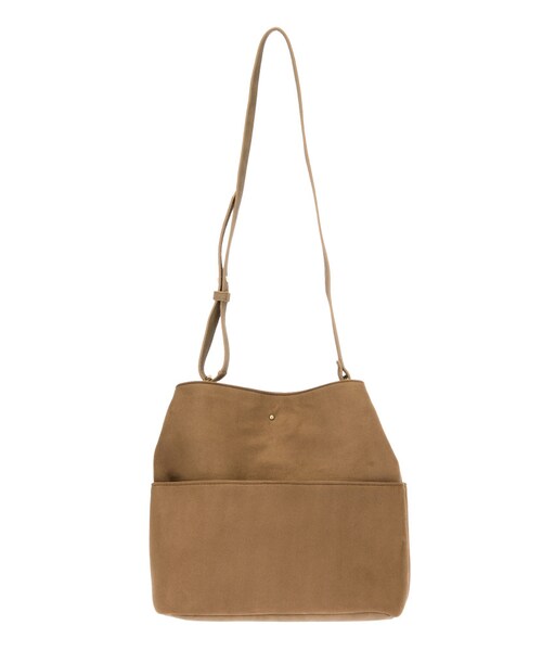 MERCURYDUO（マーキュリーデュオ）の「フェイクスエードリングＢＡＧ（バッグ・レディース・ライトグレー/ベビーピンク/ベージュ・F）」の12枚目の写真