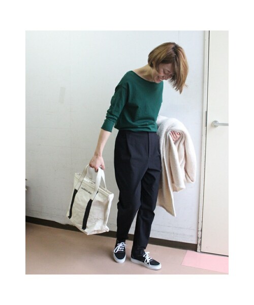 バッグ FRAMeWORK COTTO BELT BASKET BAG. Woven leather bucket bag with ties Tan pearl Dragon