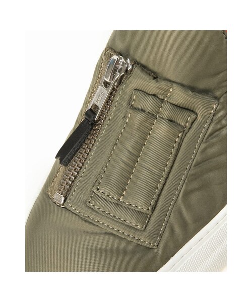 JOURNAL STANDARD（ジャーナルスタンダード）の「BOMBER ミリタリー スリッポン（シューズ・カーキ・37/38）」の10枚目の写真