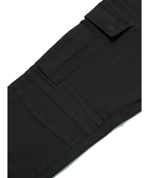 Luv maison(ラブメゾン)の「ツイルストレッチバイカーゴパンツ(パンツ・メンズ・ブラック/カーキ・M/L)」の6枚目の写真