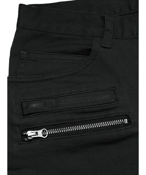 Luv maison(ラブメゾン)の「ツイルストレッチバイカーゴパンツ(パンツ・メンズ・ブラック/カーキ・M/L)」の5枚目の写真