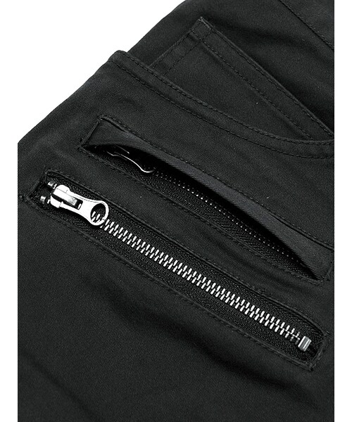 Luv maison(ラブメゾン)の「ツイルストレッチバイカーゴパンツ(パンツ・メンズ・ブラック/カーキ・M/L)」の4枚目の写真